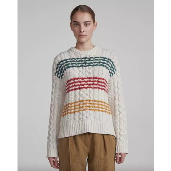 Rag & Bone Mindy Lamb’s Wool Chunky Knit Sweater - Picture 7 of 16